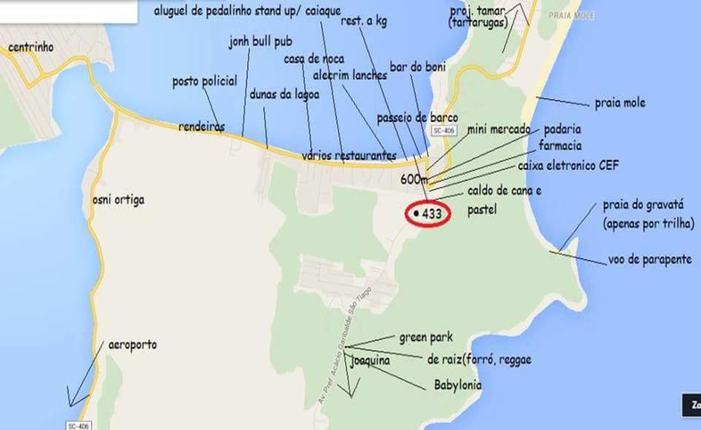 Joaquina 433 - Pousada Floripa Florianópolis Eksteriør billede